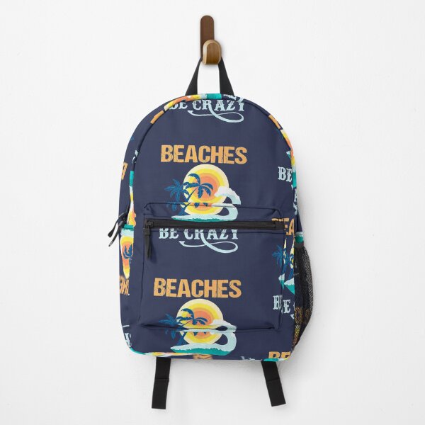 Item preview, Beaches Be Crazy Surf Fishing Funny Cute designed and sold by Montecinostamps.