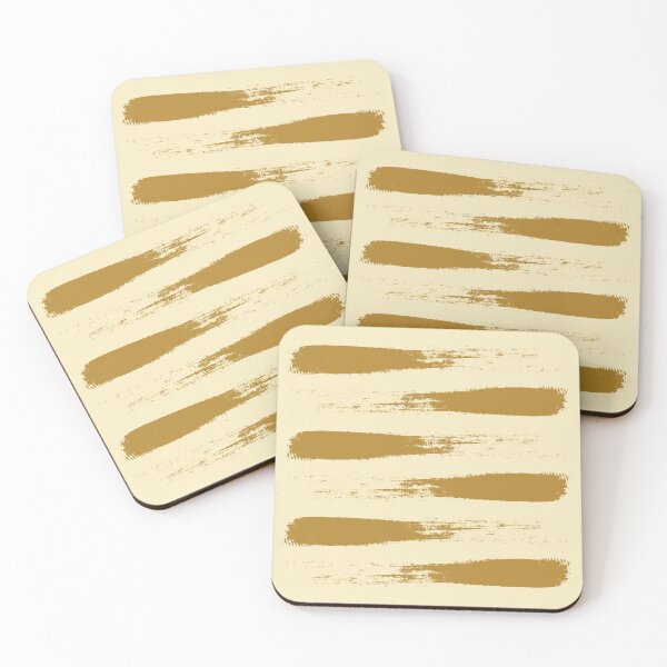 Item preview, Brushstroke Mustard designed and sold by Miss Striped.