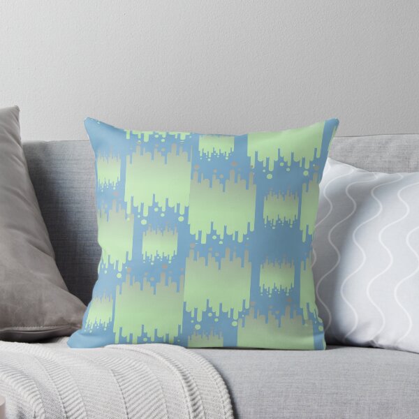 Item preview, Light Green and Yellow over Sky Blue Background designed and sold by Reaisa.