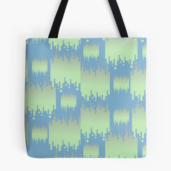 Item preview, Light Green and Yellow over Sky Blue Background designed and sold by Reaisa.