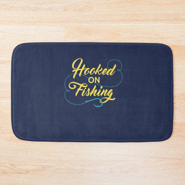 Item preview, Beautiful Hooked On Fishing Line Hook Silhouette  designed and sold by Montecinostamps.