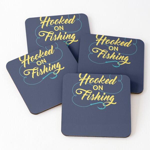Item preview, Beautiful Hooked On Fishing Line Hook Silhouette  designed and sold by Montecinostamps.