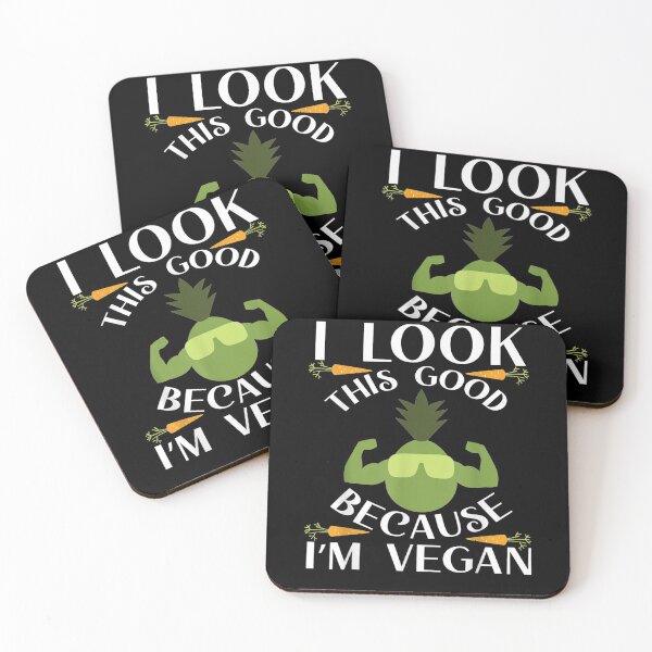 Item preview, Vegan Vegetarian I Look This Good Because I'm Vegan  designed and sold by dannareyansh.