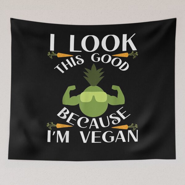 Item preview, Vegan Vegetarian I Look This Good Because I'm Vegan  designed and sold by dannareyansh.