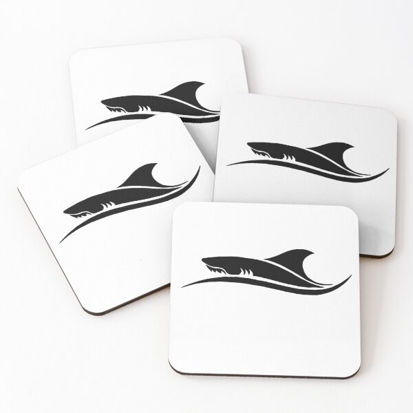 Item preview, Black and white aggressive Shark designed and sold by adesignworld.