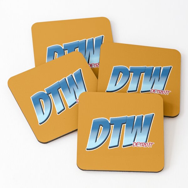 Item preview, DTW, Detroit, IATA airport code.  designed and sold by MultistorieDog.