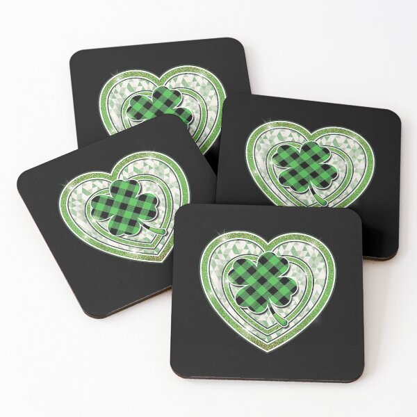 Item preview, St Patricks Day Women Buffalo Plaid Green Shamrock  designed and sold by dannareyansh.