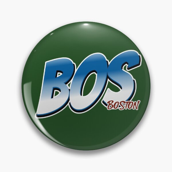 Item preview, BOS, Boston, IATA airport code.  designed and sold by MultistorieDog.