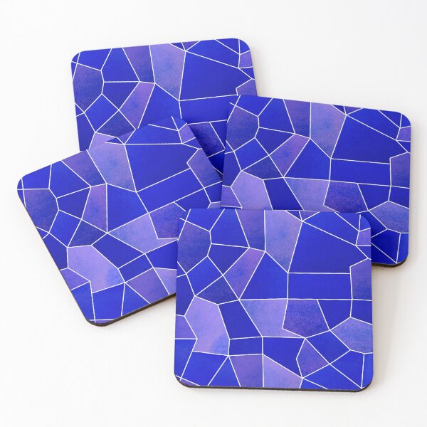 Item preview, Gradient Facets // Blue designed and sold by The Wellington Boot.