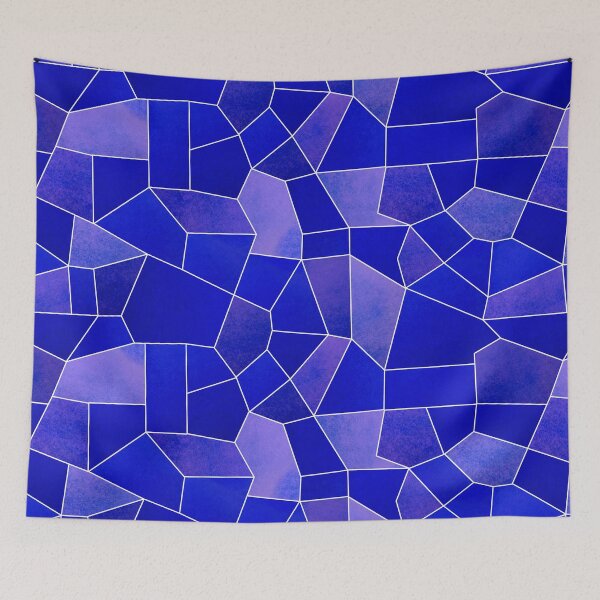 Item preview, Gradient Facets // Blue designed and sold by The Wellington Boot.