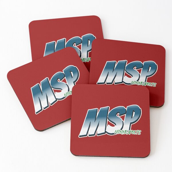 Item preview, MSP, Minneapolis, IATA airport code.  designed and sold by MultistorieDog.