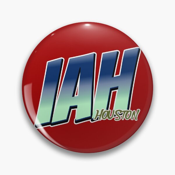 Item preview, IAH, Houston, IATA airport code.  designed and sold by MultistorieDog.