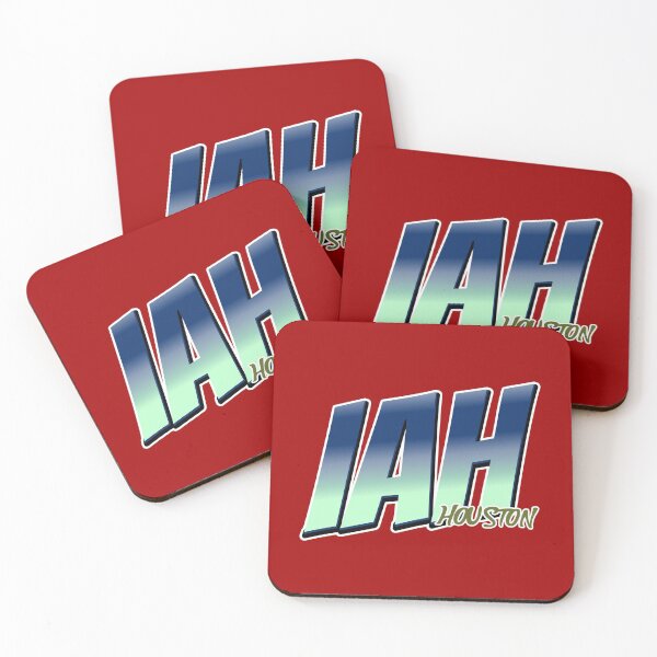Item preview, IAH, Houston, IATA airport code.  designed and sold by MultistorieDog.