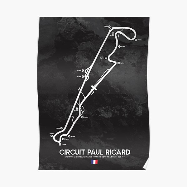 Circuit Paul Ricard Poster