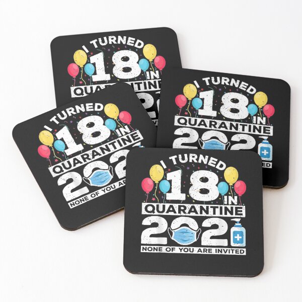 Item preview, I Turned 18 In Quarantine 2021 Funny 18th Birthday Party  designed and sold by dannareyansh.