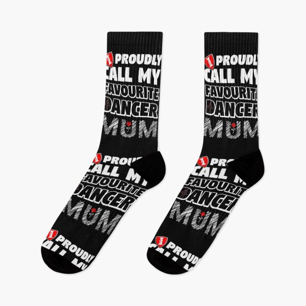 Item preview, I PROUDLY CALL MY FAVOURITE DANCER MUM black - MOTHER'S DAY UK designed and sold by KoolDsignsDANCE.