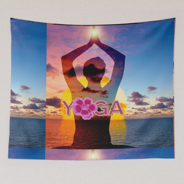 Item preview, Flower Colorful Yoga  designed and sold by OMdesign10.