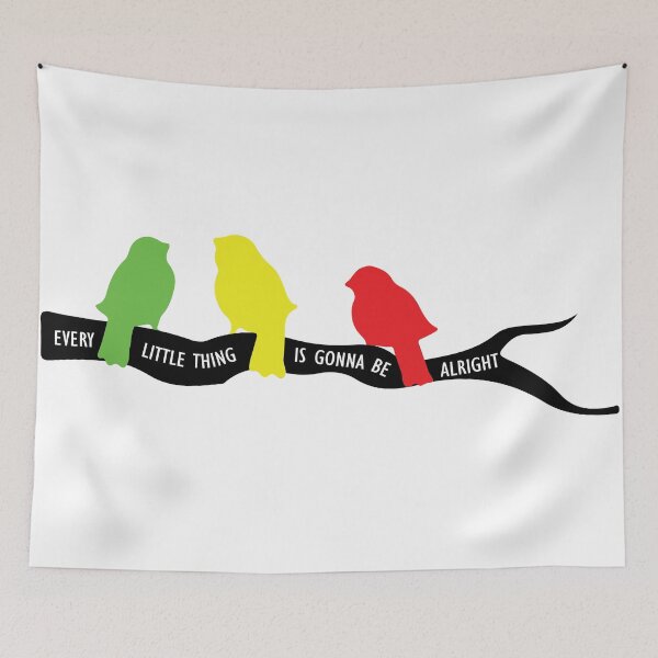Item preview, 3 little birds, every little thing is gonna be alright designed and sold by Waternez.