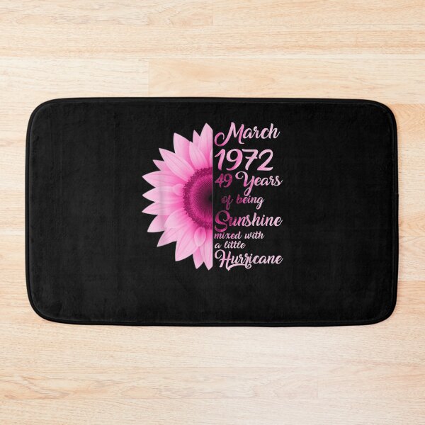 Item preview, March Girl 1972 T 49 Years Old 49th Birthday Gift  designed and sold by dannareyansh.