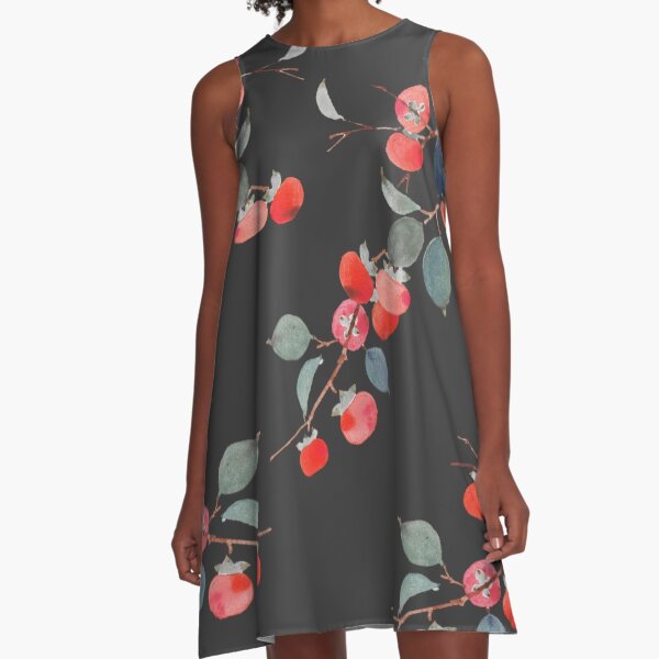 Persimmon Harvest A-Line Dress