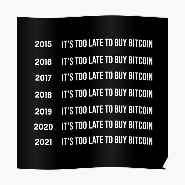 Is It Too Late To Buy Bitcoin 2020 : A Step By Step Guide To Buying Bitcoin / New cryptocurrencies come onto the market virtually every.