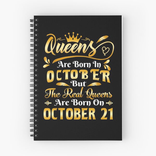 Item preview, Real Queens Are Born On October 21st Birthday  designed and sold by dannareyansh.