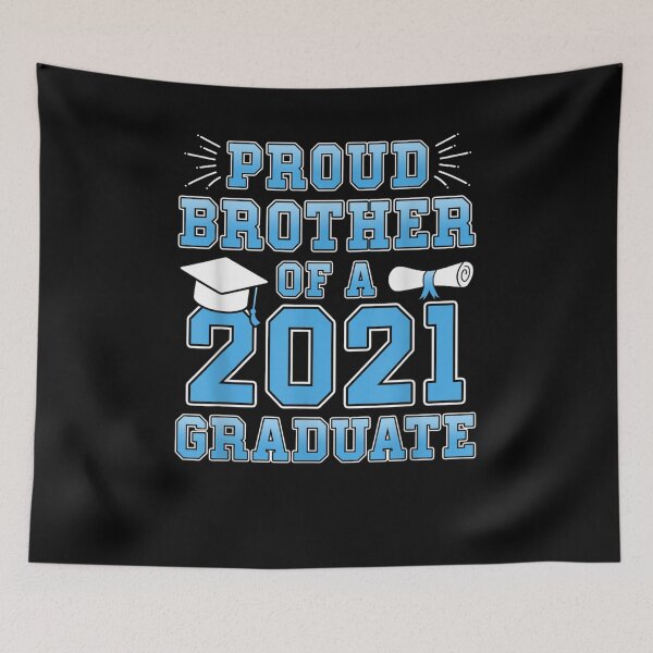 Item preview, Proud Brother Of A 2021 Graduate School Graduation Family  designed and sold by dannareyansh.
