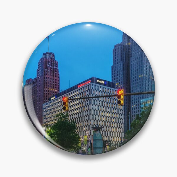 Item preview, Night In Downtown Detroit Michigan designed and sold by mljdwhite.