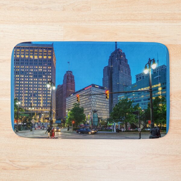 Item preview, Night In Downtown Detroit Michigan designed and sold by mljdwhite.