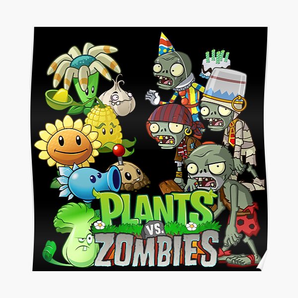 Plant vs Zombies Poster Game
