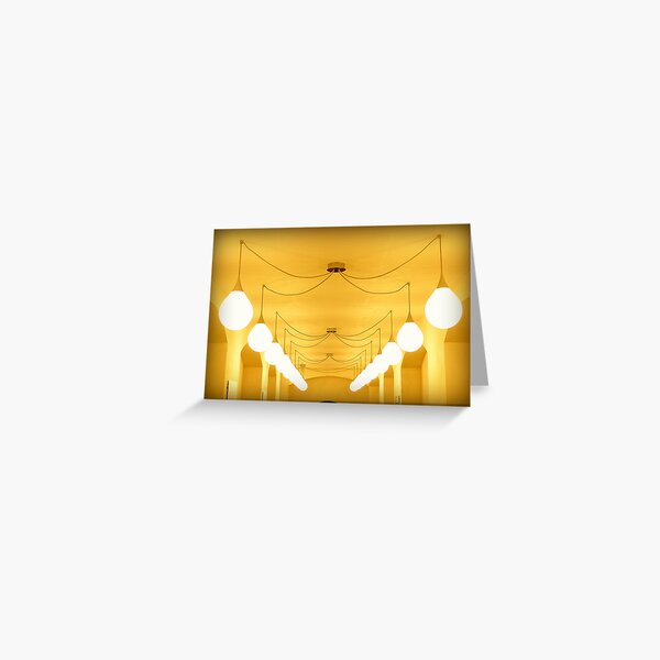 Cavern of light Greeting Card