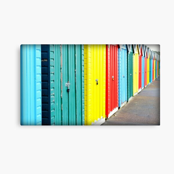 Bournemouth rainbow Canvas Print