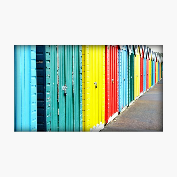 Bournemouth rainbow Photographic Print