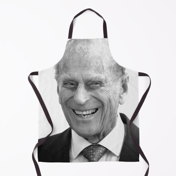 Item preview, Prince Philip black and white memorial rip death designed and sold by emcazalet.