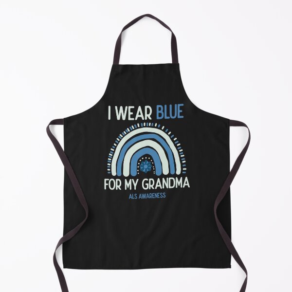 Item preview, ALS Awareness I Wear White And Blue For My Grandma designed and sold by JokeGysen.