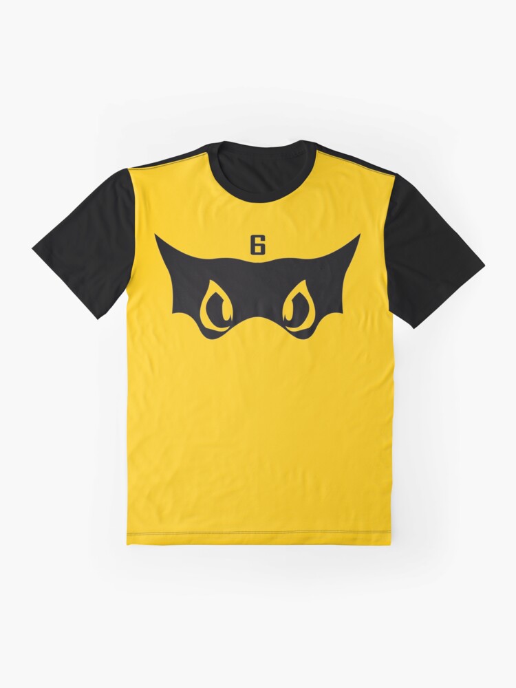 Yellow Batman Logo Men's Black T-shirt-Small