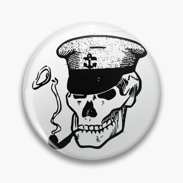 Item preview, Skull, pirate, captain, captain skull, ship, ship captain designed and sold by Jhonnyyy.