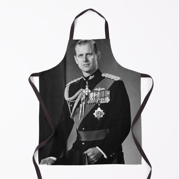 Item preview, Prince Philip black and white memorial rip death uniform young  designed and sold by emcazalet.