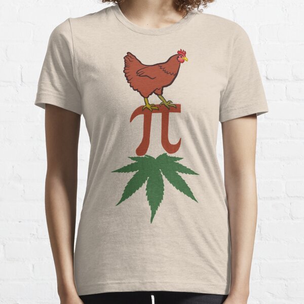 THC Fried Chicken Weed Parody Women's T shirt 420 Marijuana Blunt smoking  Girl