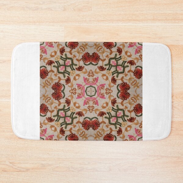 Item preview, Kashmir pink Embroidery 4000 repeatable designed and sold by ZenArt-Fern.