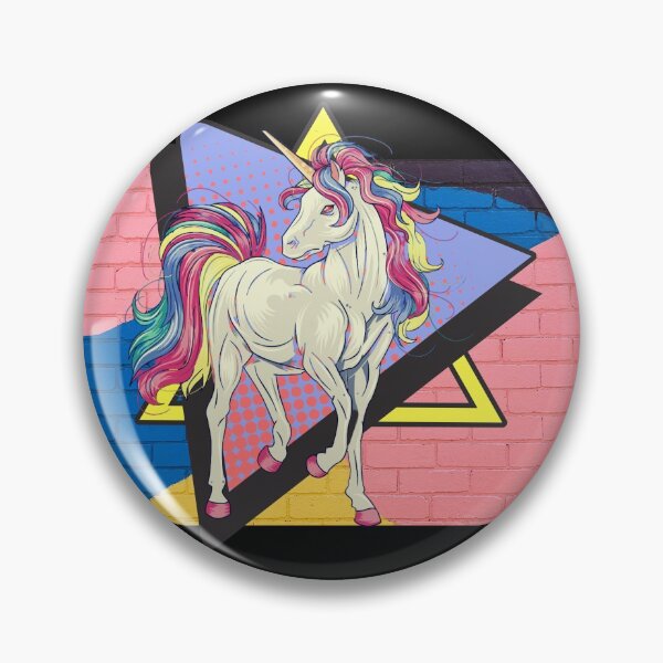 Artikelvorschau, Retro Einhorn entworfen und verkauft von Birdhead.