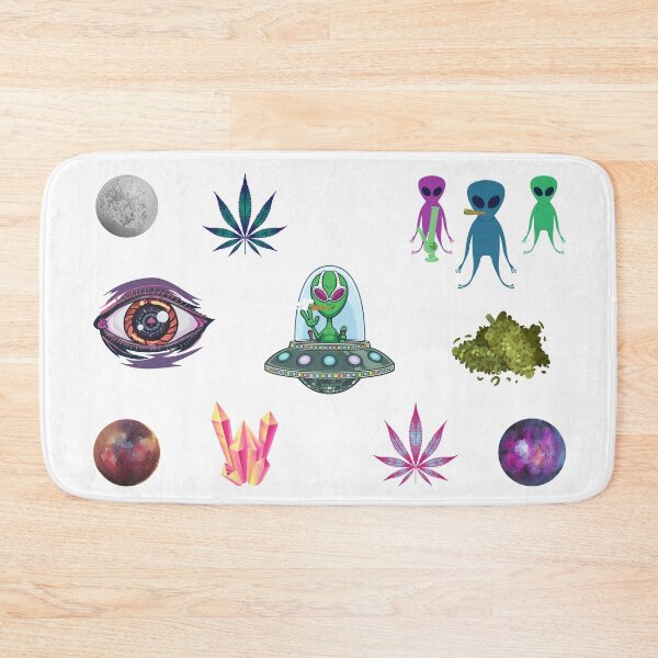 Item preview, Alien Stoner Pack | Smart Successful Stoner | THC Leaves |  designed and sold by AlfaEcho.