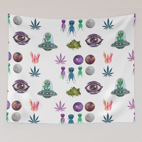 Item preview, Alien Stoner Pack | Smart Successful Stoner | THC Leaves |  designed and sold by AlfaEcho.