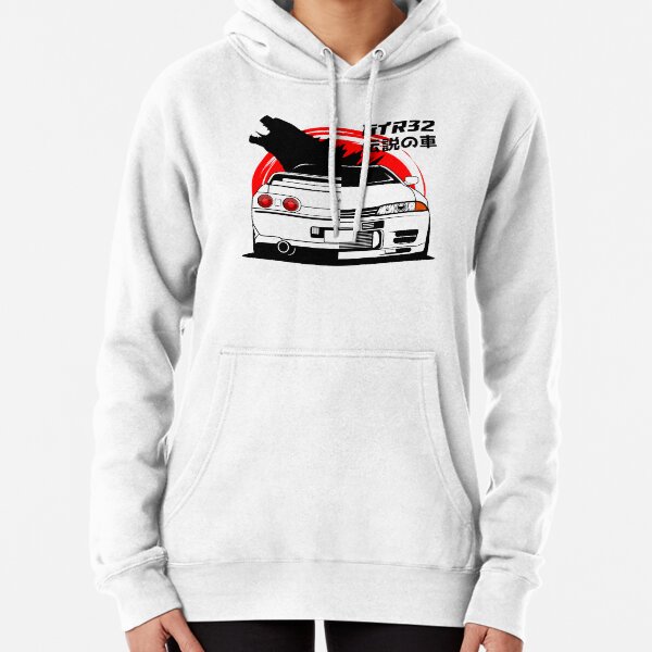 R32 Skyline Outline Logo Hoody Hoodie Hooded Top R32 Skyline Outline Logo Hoody Hoodie Hooded Top