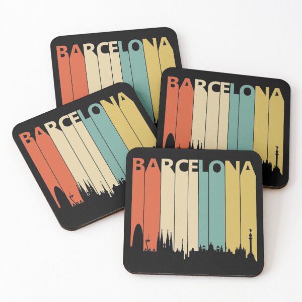 Item preview, Vintage Barcelona Skyline silhouette designed and sold by paulveri.