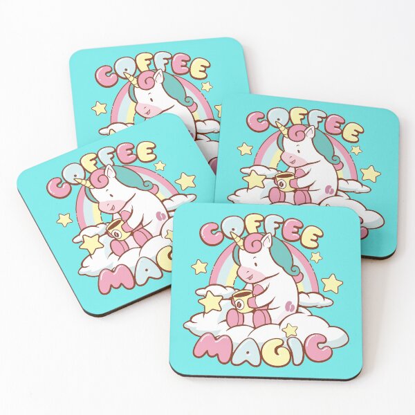 Item preview, Coffee Magic Cute Unicorn, Coffee Lover designed and sold by Singhe Design.