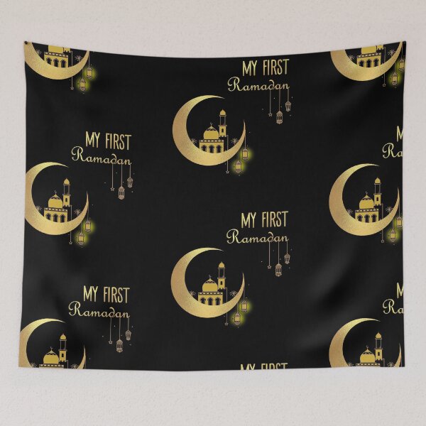 Item preview,  My First Ramadan - Gold and Black designed and sold by RomeoSketches.