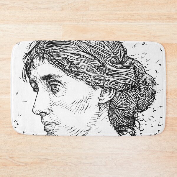 Item preview, VIRGINIA WOOLF ink portrait .1 designed and sold by lautir.