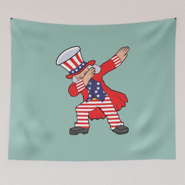 Item preview, 4th of July Patriotic American Dabbing Uncle Sam Men Kids boys woman designed and sold by Mekoooo.