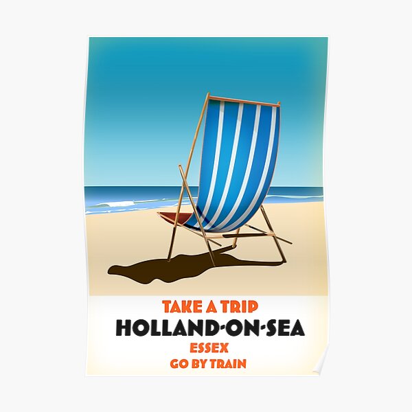 holland-on-sea-vintage-style-travel-poster-poster-for-sale-by